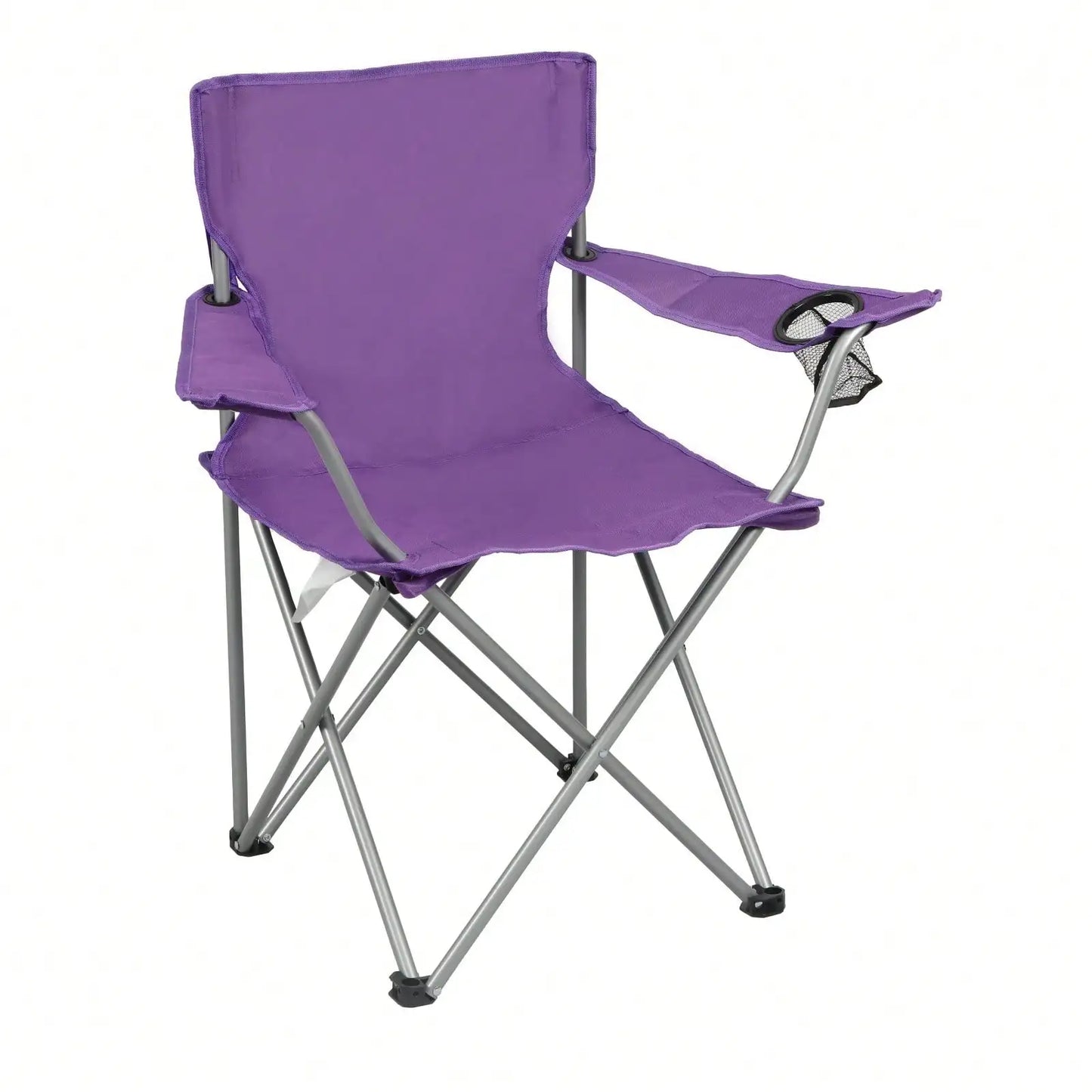 Basic Quad Folding Outdoor Camp Chair,32.1" H X 19.1" W X 31.9" L