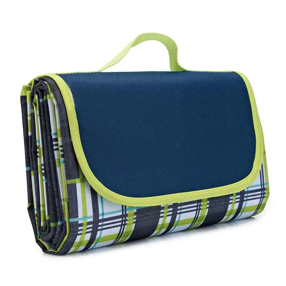 Waterproof Outdoor Picnic Mat Camping Beach Mat Plaid Portable Hiking Travel Sleeping Blanket Folding Grassland Pad Carpet