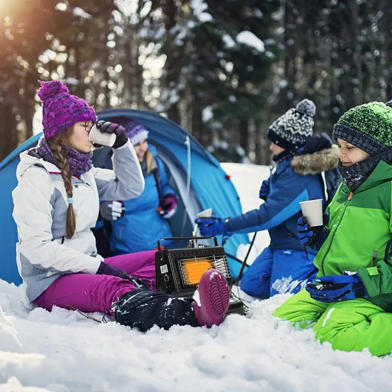Outdoor Heater 1300W Portable Dual-Use Mini Tent Heater For Camping