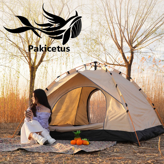 2-4 Person Camping Windproof Tents, Easy To Set Up, lightweight,Suitable For Family Travel,