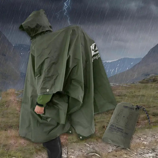 3-in-1 Waterproof Lightweight Unisex Raincoat