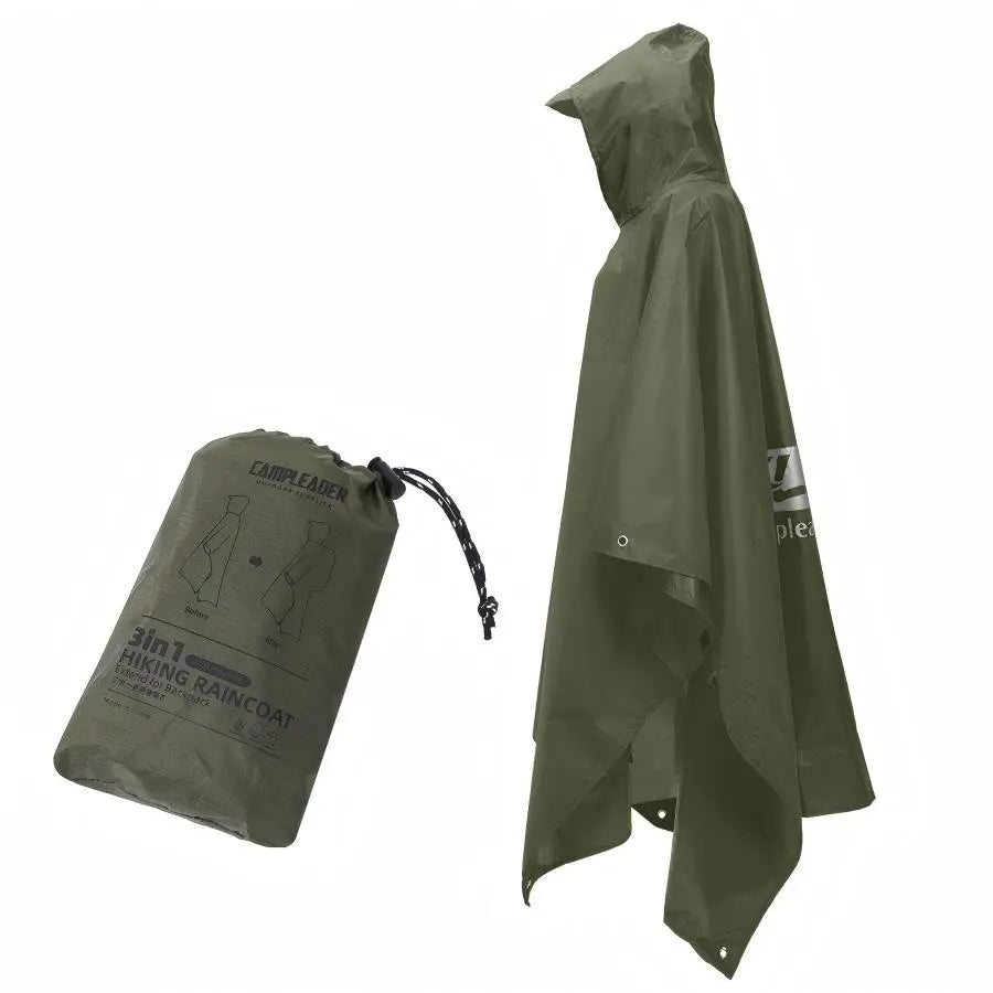 3-in-1 Waterproof Lightweight Unisex Raincoat