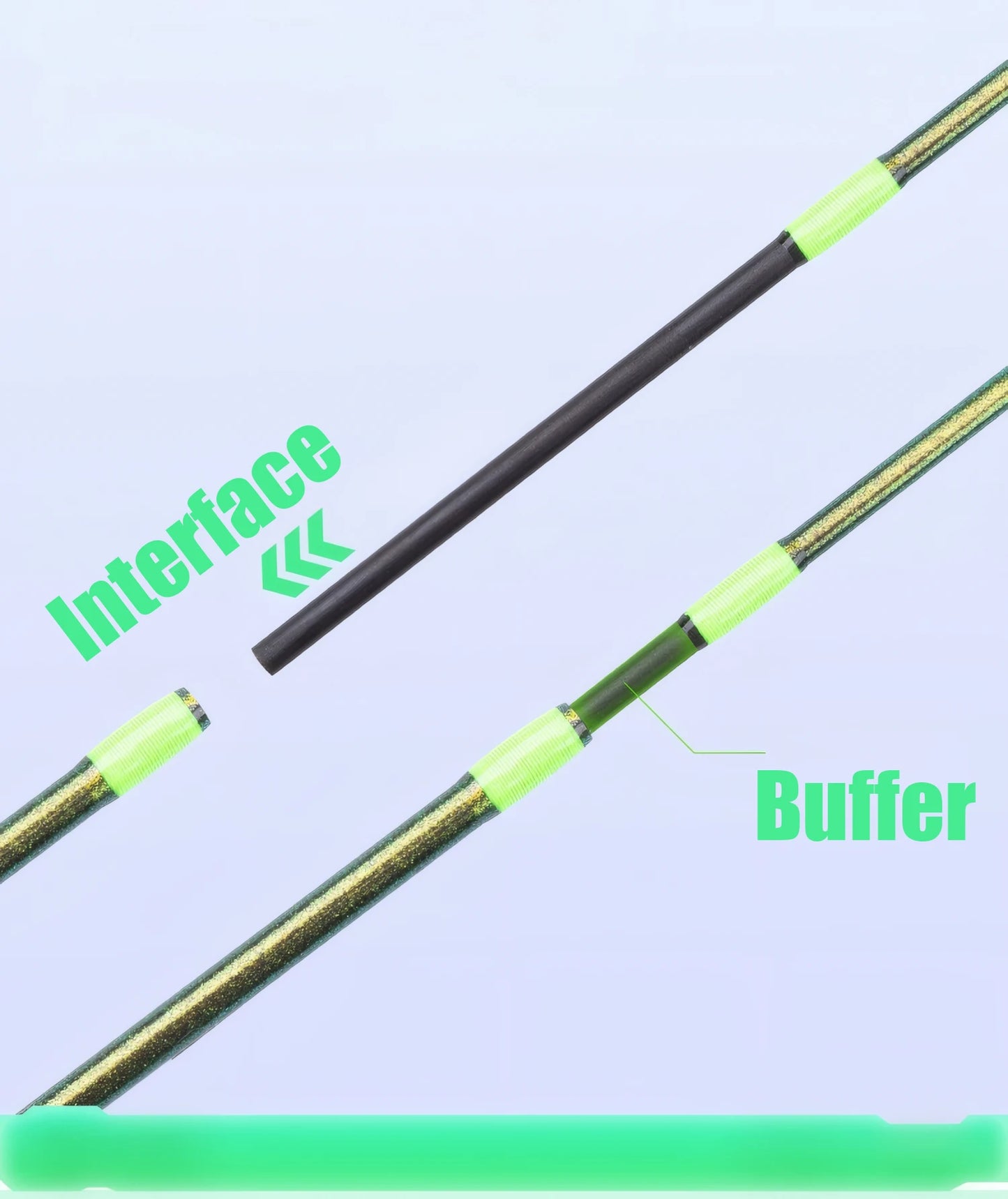 UL Lure Fishing Rod Accessories,Ultralight Carbon Fiber Spinning Casting Bait Rod,Carp Trout Bass Fishing Pole Tool,Solid Tip