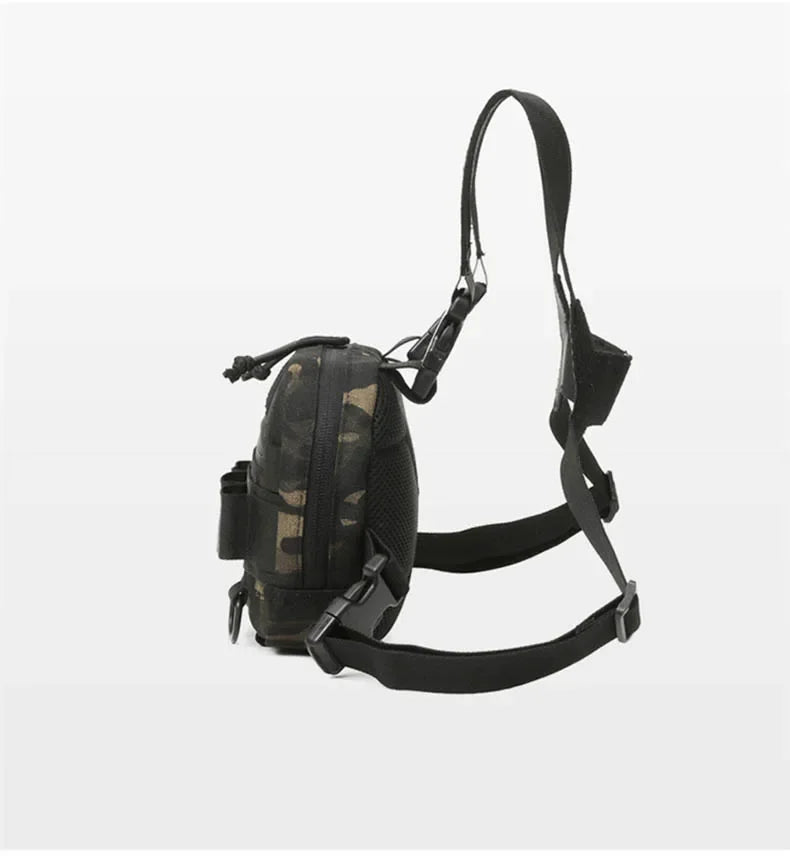 Tactical Chest Vest Bag Backpack Front Rig Pouch Outdoor Camping Cycling Hiking Hunting Climbing Fishing Lure Travel Fanny Pack