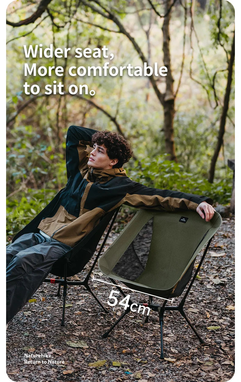 Ultralight Folding Camping Chair Aluminum Alloy , Portable Compact Backpacking Hiking Chair