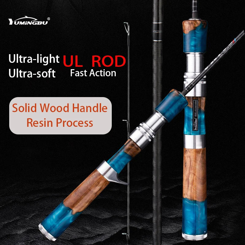 40T Carbon Fiber Fishing Rod,Ultra Soft Light Lure Rod,FUJI Guide Ring,Spinning Casting Rod,Trout,Bass,Carp Fishing Pole Tool