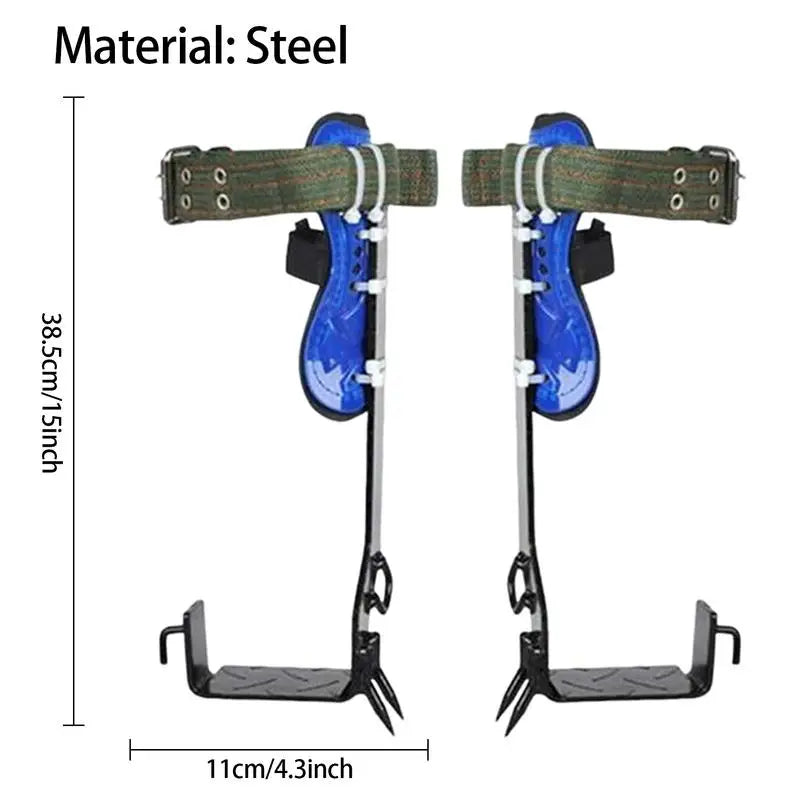Tree Climbing Gear Kit Pole Climbing Spikes Tree Work Tools Climbing Equipment With Non-Slip Pedal For Outdoor Activities Fruit