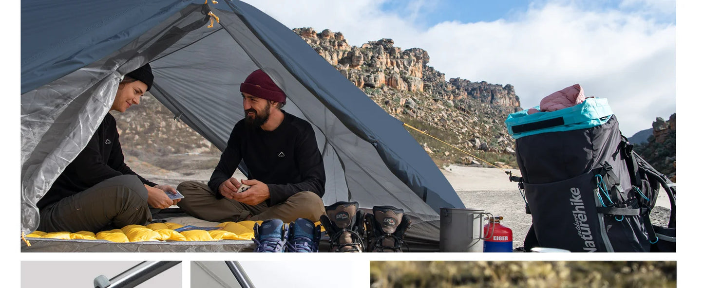 Ultralight Tent 2 Person Waterproof PU3000mm Camping Tent Double Layer Outdoor Travel Hiking Tent