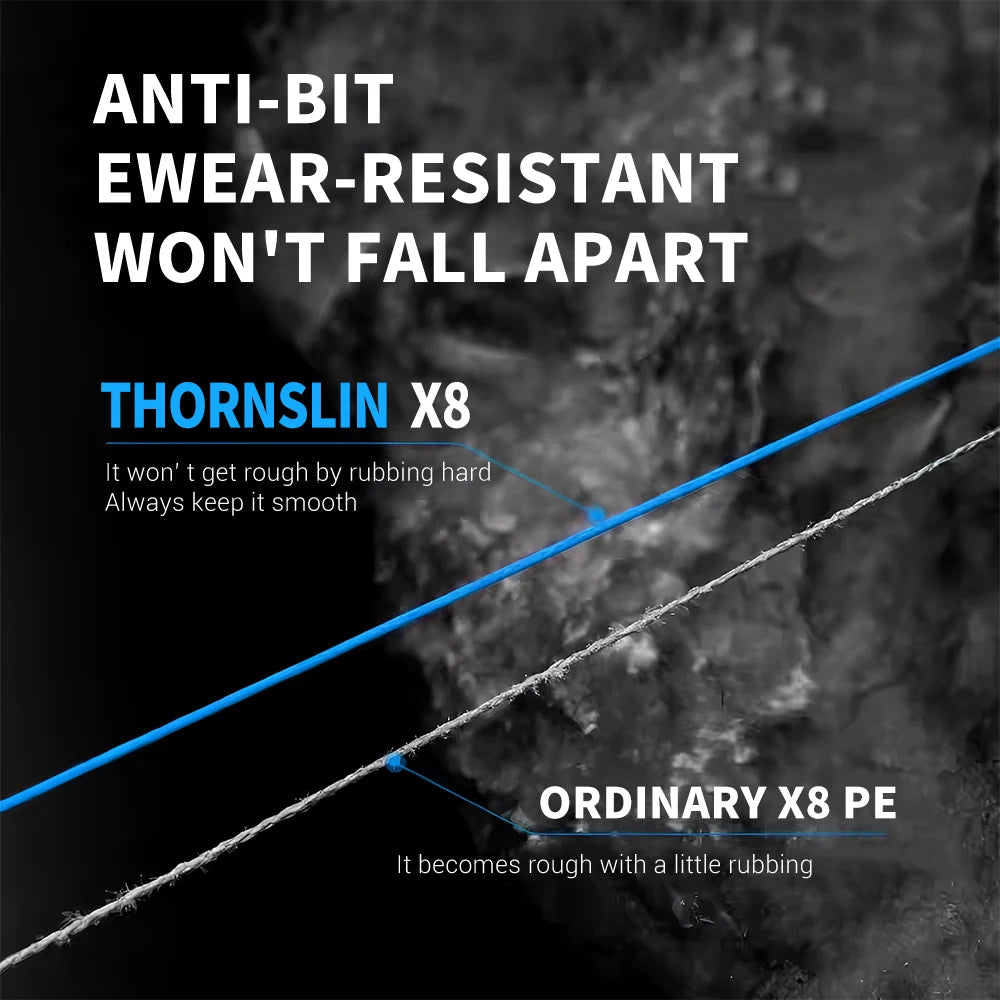 8 Strand Japan Multifilament Thin Smooth braided fishing wire X8-PE LINE Braided Fishing Line tax-free fishing gear