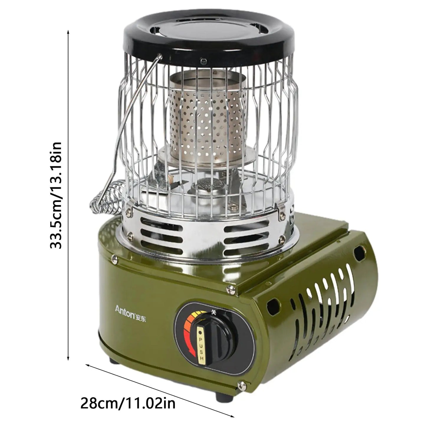Outdoor Heater 1300W Portable Dual-Use Mini Tent Heater For Camping