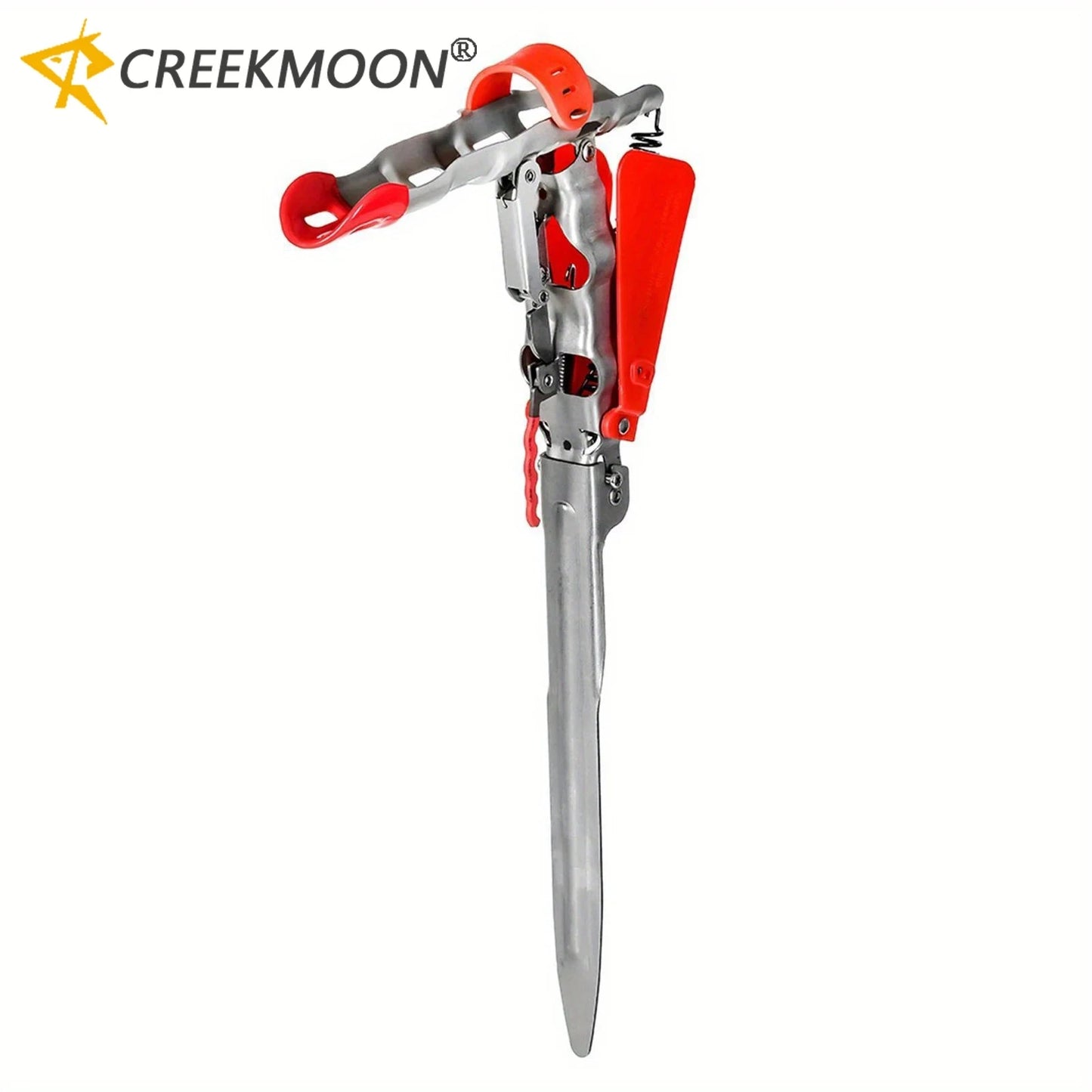 1pc Automatic Spring Fishing Rod Holder with Adjustable Sensitivity Stainless Steel Base for Effortless Hookset , Ground Support