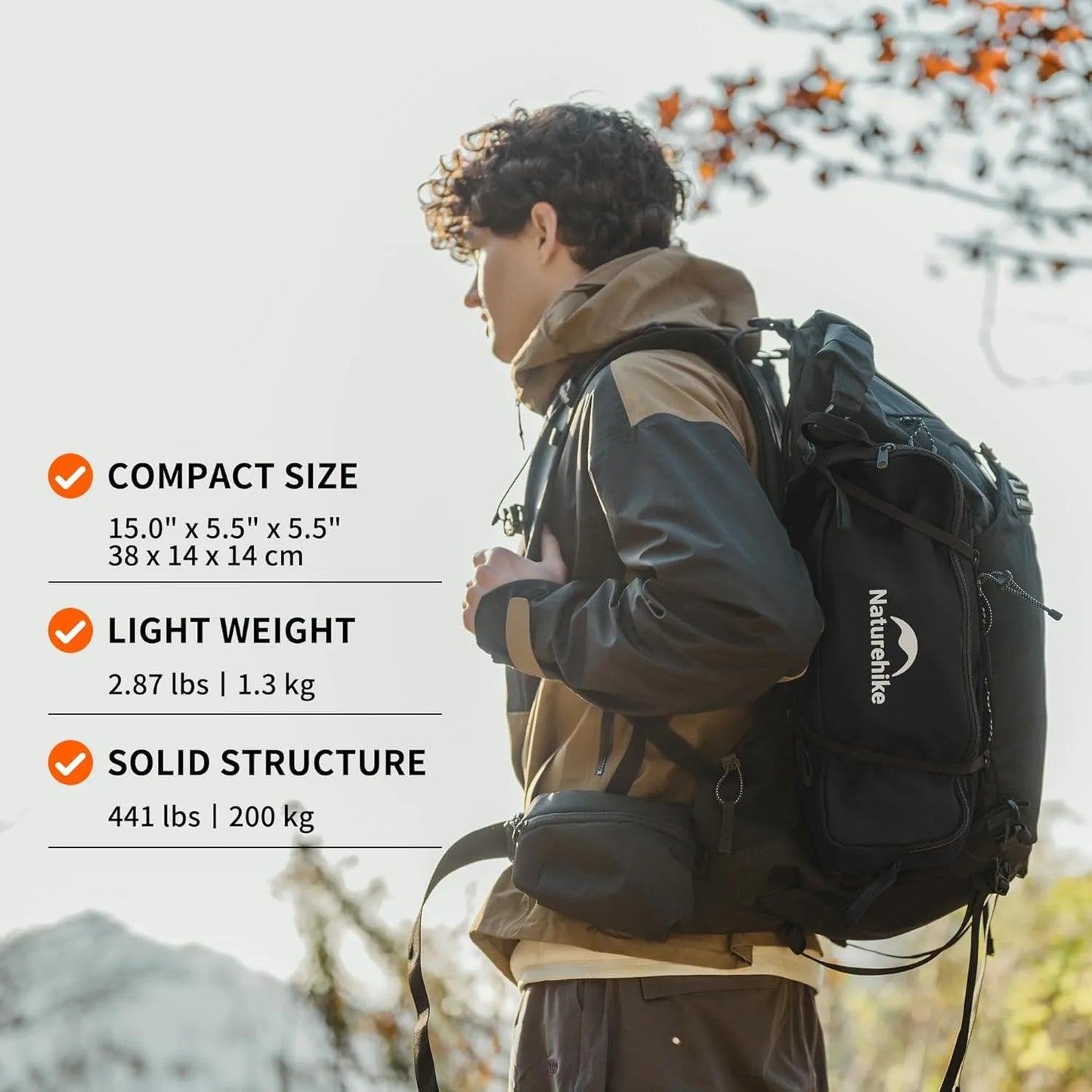 Ultralight Folding Camping Chair Aluminum Alloy , Portable Compact Backpacking Hiking Chair