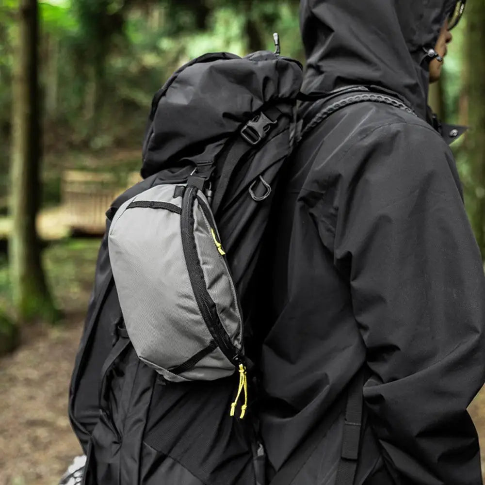 Portable Outdoor Waist Bag Adjustable Hiking Bag With Strap Mountaineering Running Waist Bag Cycling Backpack For Camping Hiking