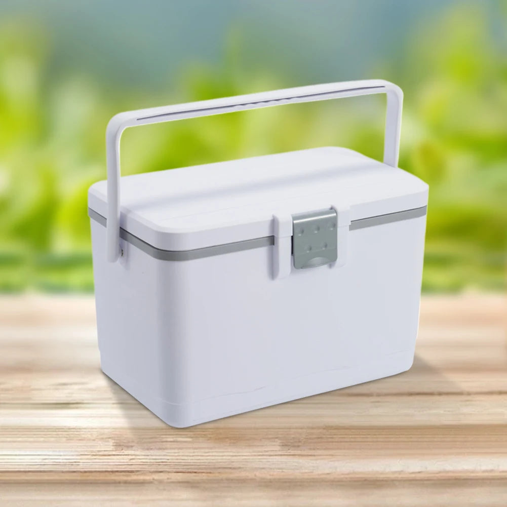 8L Camping Refrigerator Incubator Large Capacity Car Camping Insulation Box Heat Preservation Mini Car Fridge for Car Road Trips