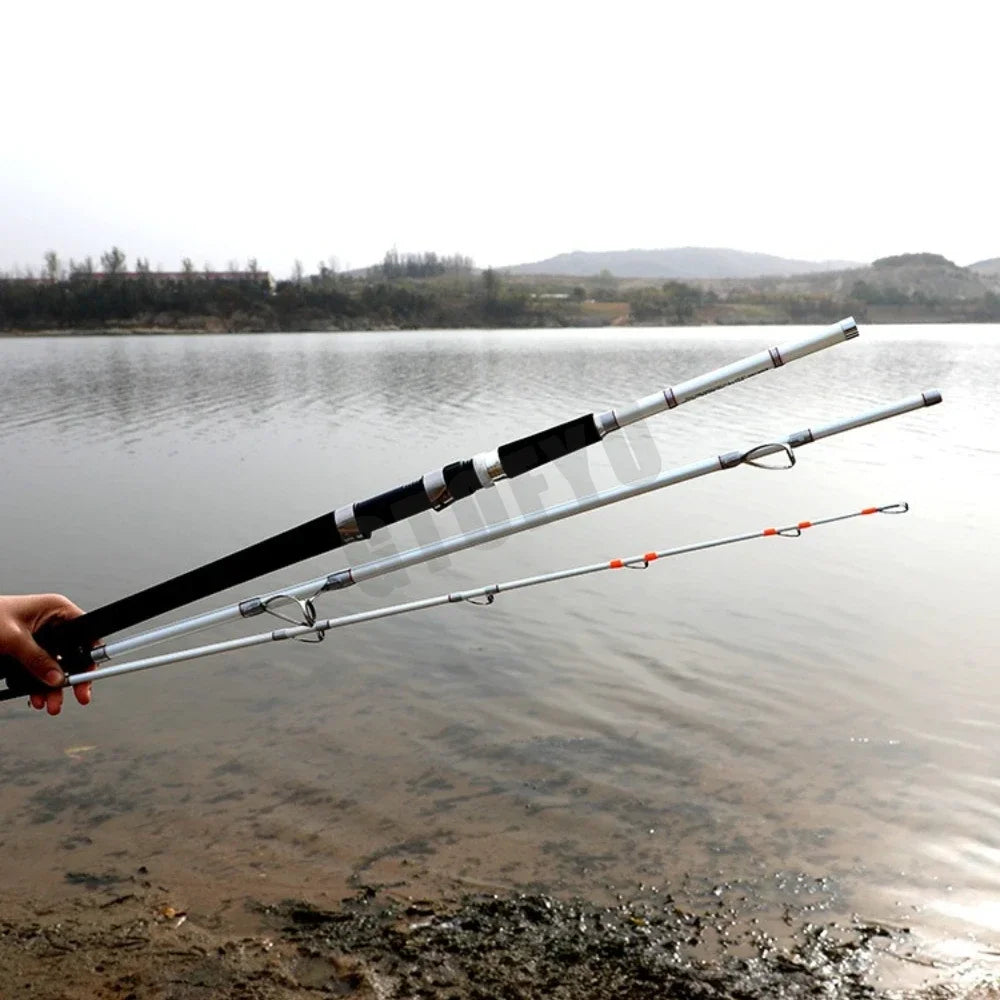 Portable Fishing Boat Raft Rod 20kg Superhard Spinning Lure Carbon Fishing Pole 1.8 M 2.1M 2.28M Jigging Trolling Fishing Rod