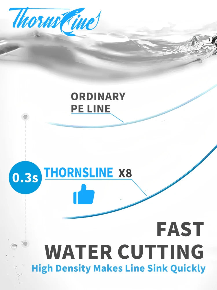 8 Strand Japan Multifilament Thin Smooth braided fishing wire X8-PE LINE Braided Fishing Line tax-free fishing gear