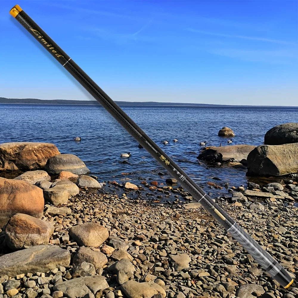1PC  Freshwater Fishing Rod Super Hard Carbon Fiber Fly Carp Stream Freshwater Fishing Pole Ultralight Telescopic 7.2M