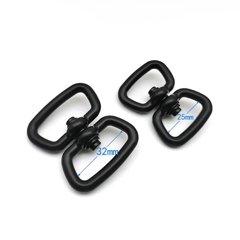 25/32mm 2/4PCS Pet traction dog buckle 8-character buckle multi-functional rotating ring climbing rope connection ring universal