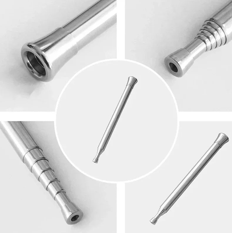 Fire Tube Blow Tool Pipe Camping Blower Collapsible Campfire Bellows Outdoor Telescopic Bellowing Survival Starter Pocket Gear