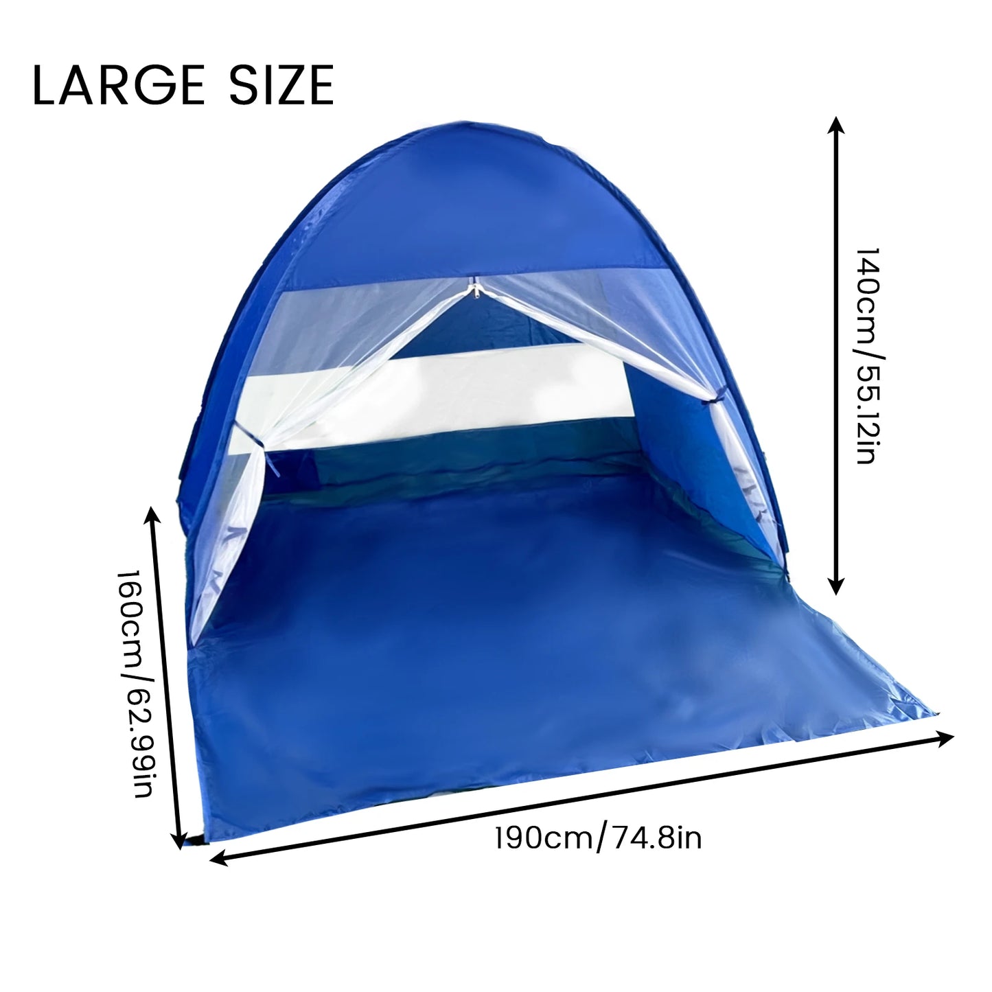 Pop-up beach tent,with handbag - compact folding design, for outdoor camping,picnicking, and travel