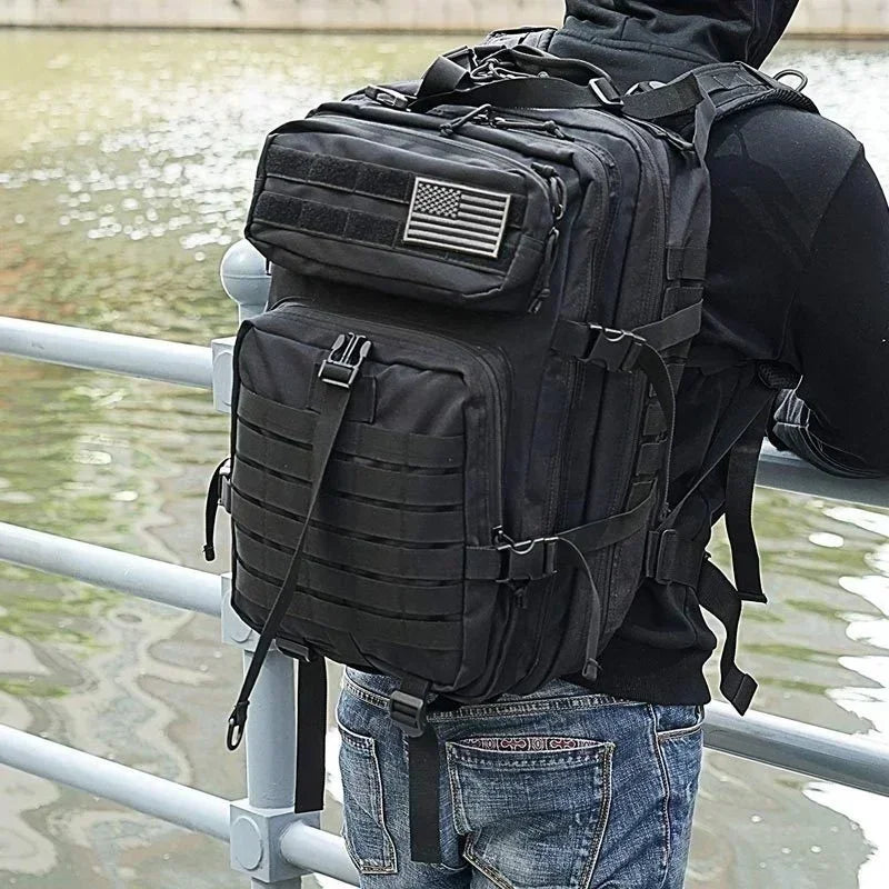 45L Man Tactical Backpacks Traveling Bags Outdoor 3P School Pack EDC Molle Pack For Trekking Hunting Bag camping equipment