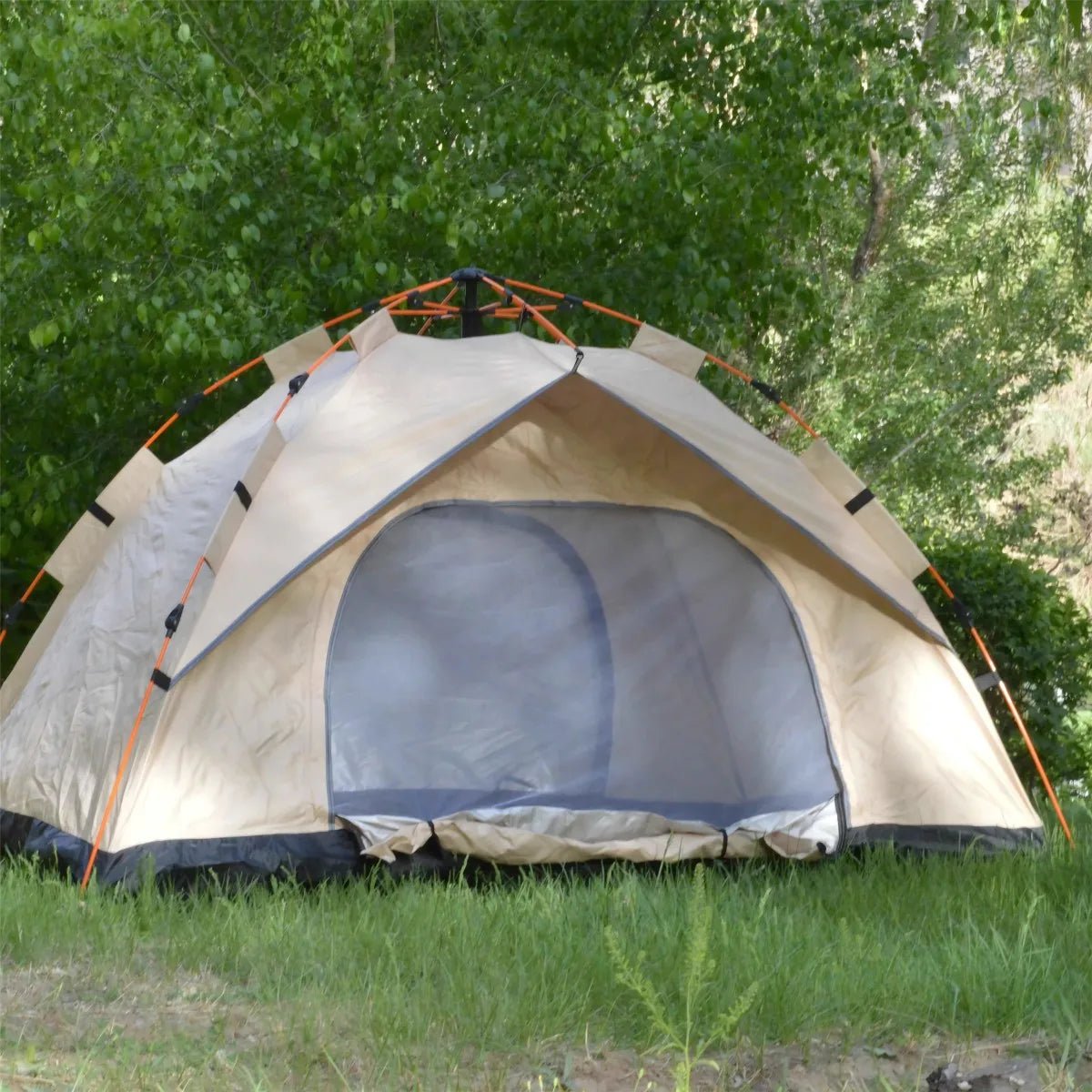 Outdoor Automatic Quick-opening Tent ,Two windowless door