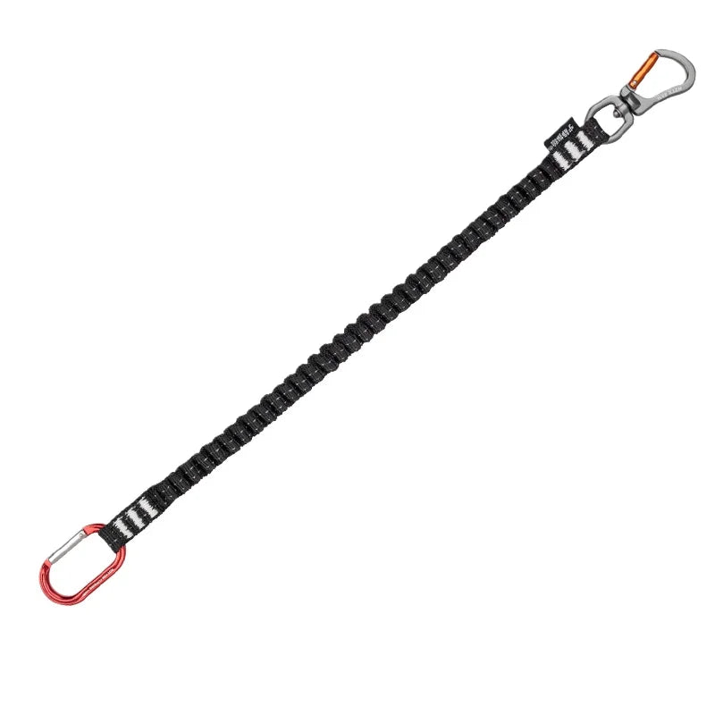 High Altitude Tree Climbing Rope Knee Asc Foot Strap with Foot Rope Elastic Rope for Outdoor Cam Travel Climbing