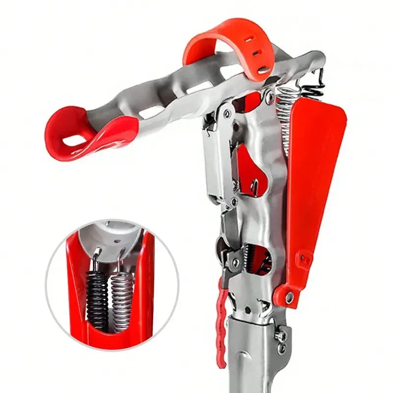 1pc Automatic Spring Fishing Rod Holder with Adjustable Sensitivity Stainless Steel Base for Effortless Hookset , Ground Support