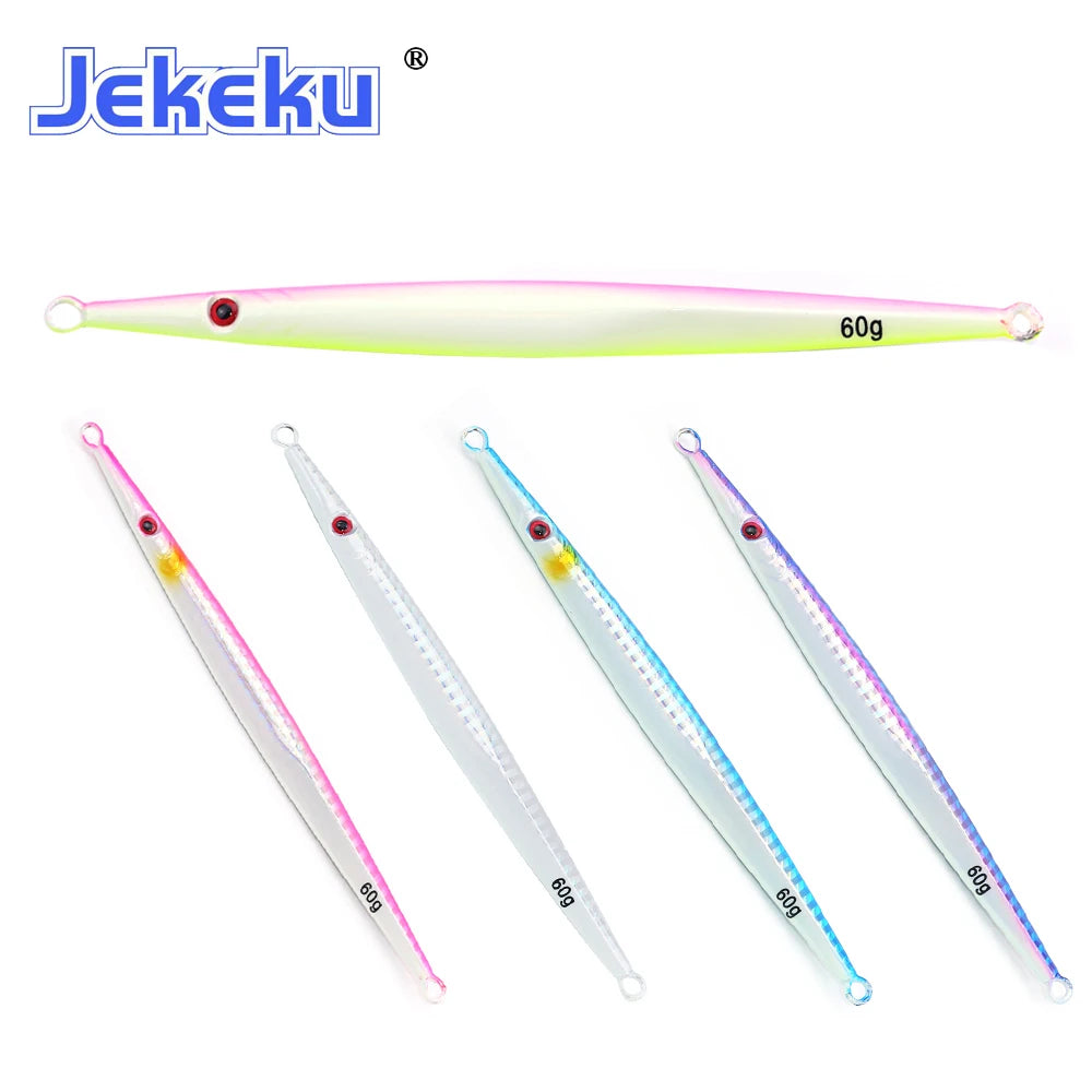 NEW 25pc  Matel Slow Jigging Spoon Lure 100g Sea Fishing Lure Artificial Bait Fishing Tackle