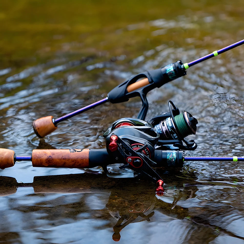UL Ultra Light Carbon Fiber Lure Fishing Rod Accessories for Carp Trout Bass,Spinning and Casting Rod,Small Bait Fishing Pole