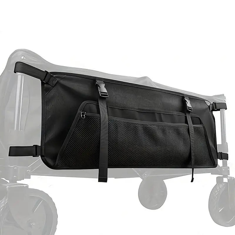 Folding Travel Cart Side Bag Folding Camping Side Bag Oxford Cloth Garden Cart Side Pockets for Outdoors Camping Picnics Beach