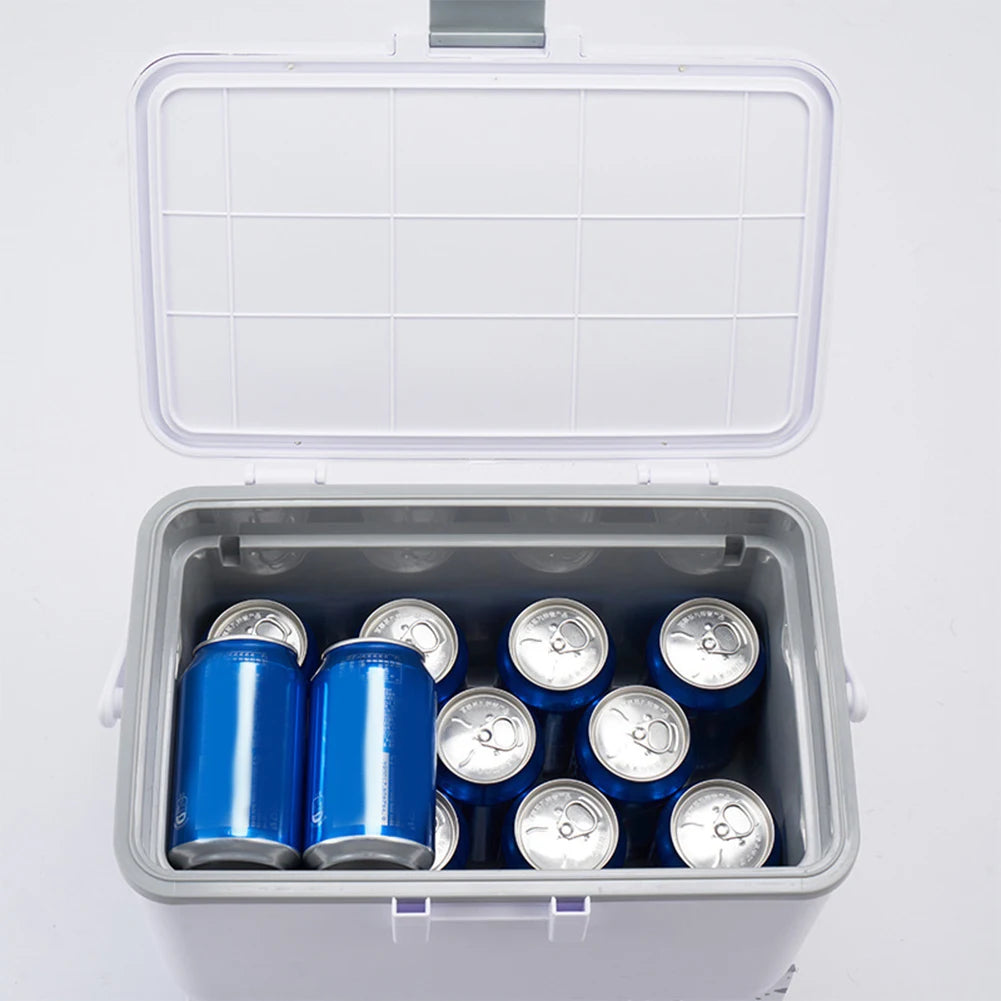 8L Camping Refrigerator Incubator Large Capacity Car Camping Insulation Box Heat Preservation Mini Car Fridge for Car Road Trips