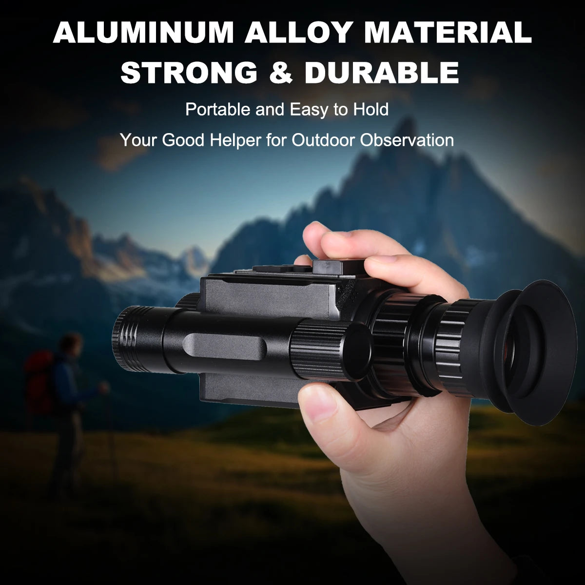 NK006 Helmet Night Vision Monocular Long-Distance Infrared 5X Zoom 1080P Digital Hunting Night Vision Goggles Telescope