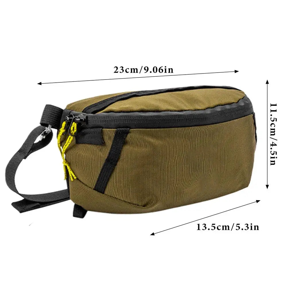 Adjustable Chest Belt Fishing Fanny Bag Hiking Bag With Strap Portable Waist Bag Multifunctional Belt Bags For Traveling Running