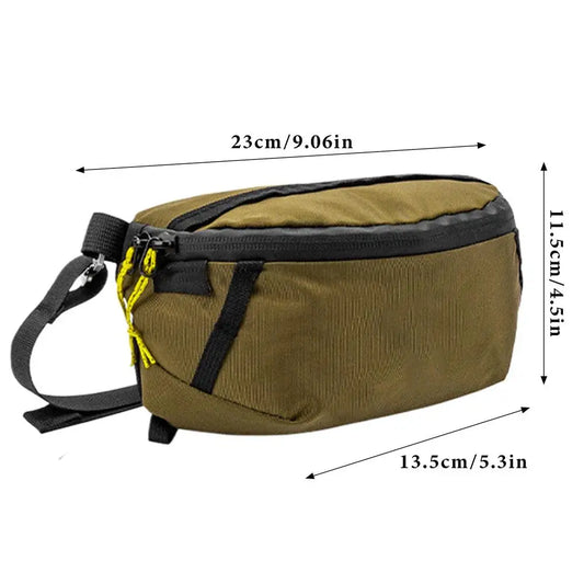 Adjustable Chest Belt Fishing Fanny Bag Hiking Bag With Strap Portable Waist Bag Multifunctional Belt Bags For Traveling Running