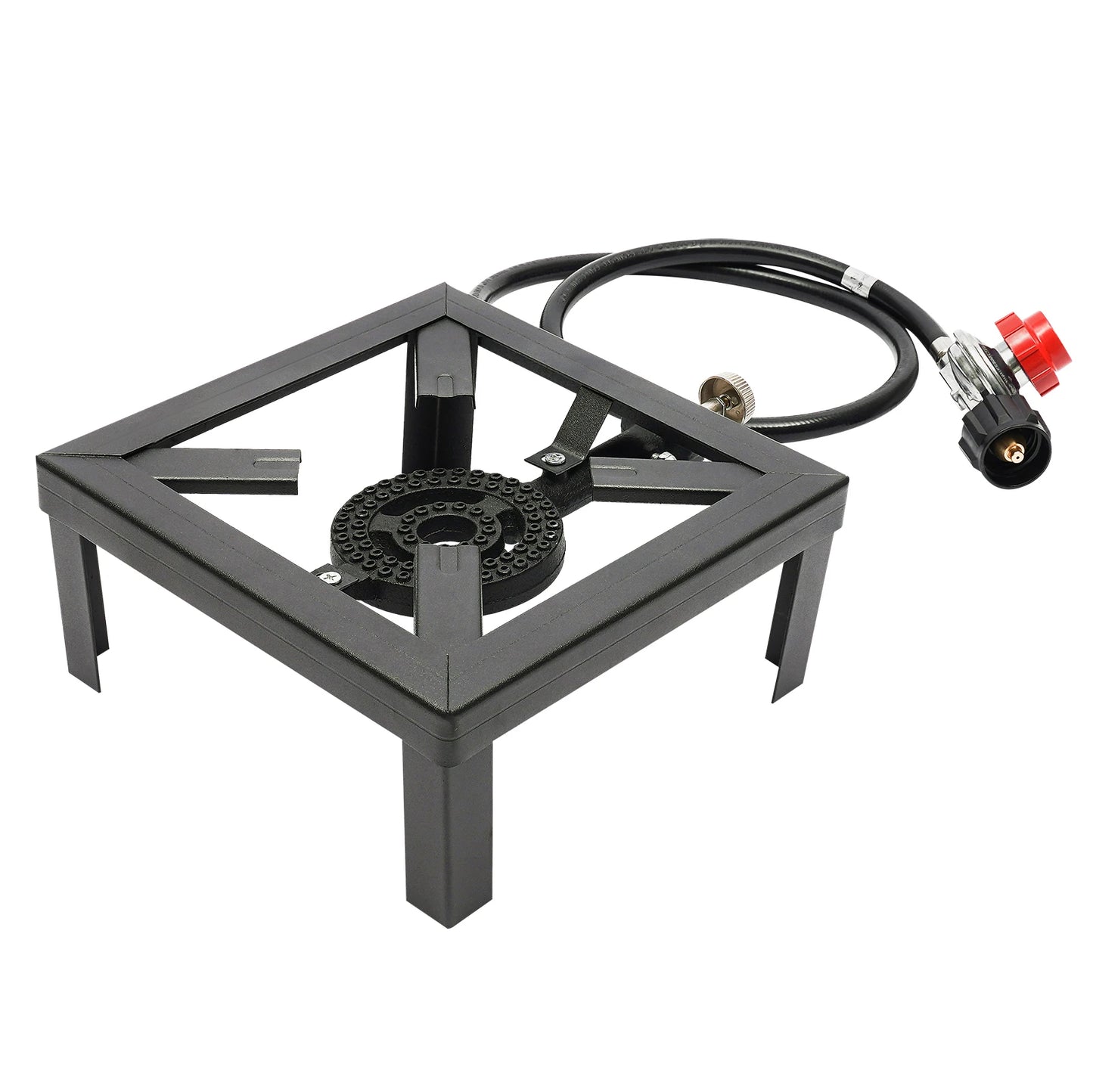 Camping Stove Burner Cast Iron Propane Gas LPG Stove BBQ Cooker or Regulator Hose