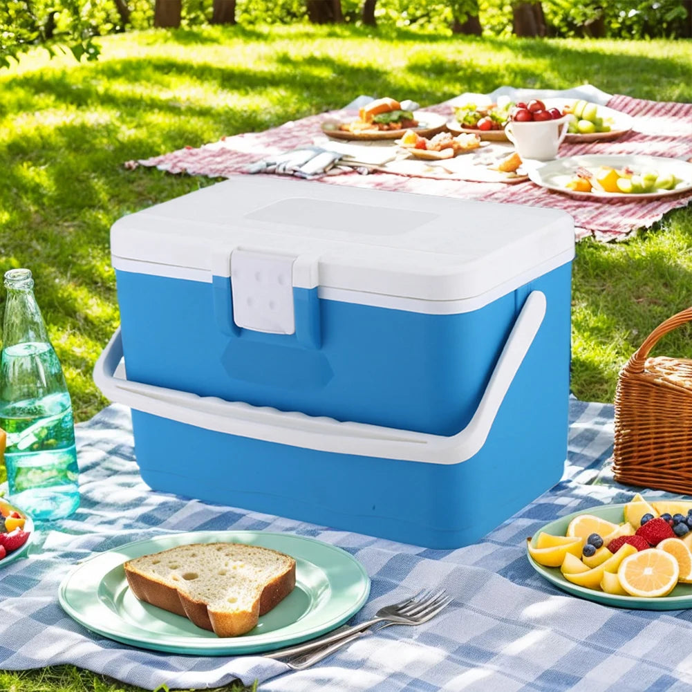 8L Camping Refrigerator Incubator Large Capacity Car Camping Insulation Box Heat Preservation Mini Car Fridge for Car Road Trips