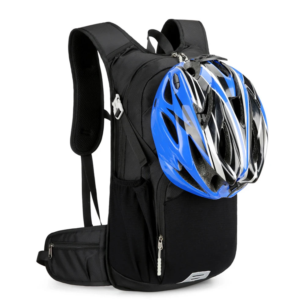 Camping Backpack Waterproof Breathable Climbing Rucksack Wear-resistant Lightweight with Eflective Stripe for Outdoor Activities