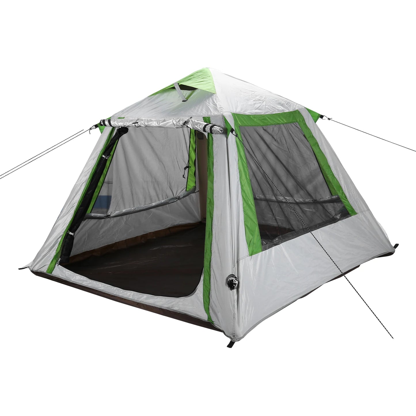 Camping Tent for 2 To 3 Persons Easy Setup Inflatable House Tent Oxford Waterproof with Mesh Windows for Backpacking and Hiking