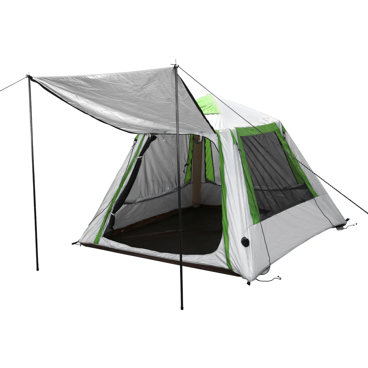 Camping Tent for 2 To 3 Persons Easy Setup Inflatable House Tent Oxford Waterproof with Mesh Windows for Backpacking and Hiking