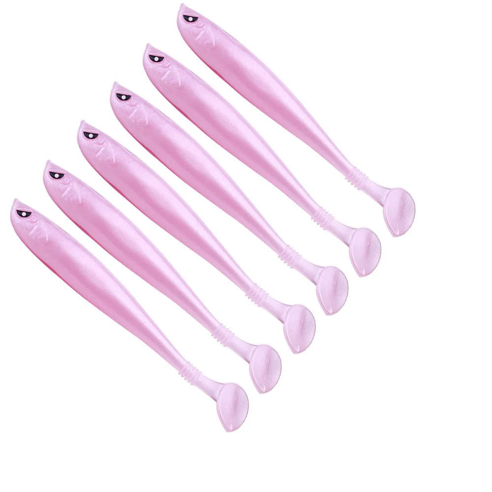 9cm 4g Soft Silicone Fishing Lure Minnow Saltwater Freshwater Worms Wobblers Artificial Bait Bass Tackle Jigs
