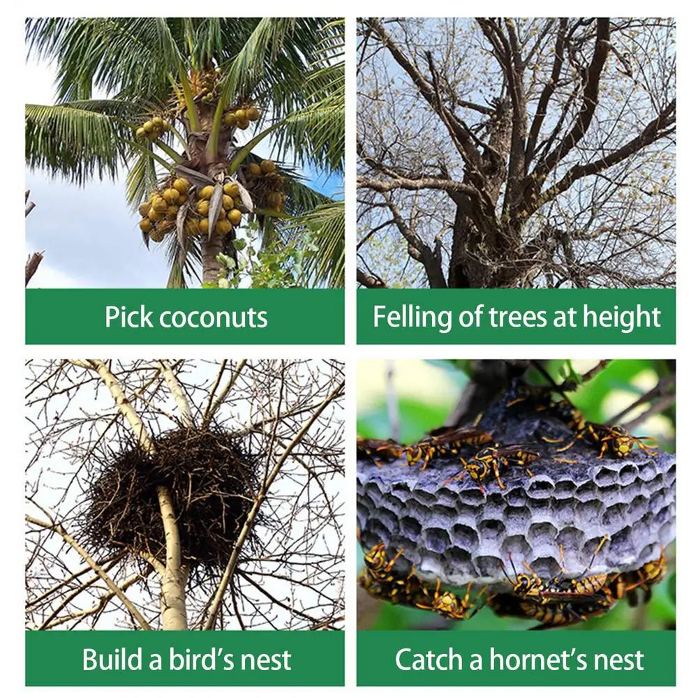 Tree Climbing Gear Kit Pole Climbing Spikes Tree Work Tools Climbing Equipment With Non-Slip Pedal For Outdoor Activities Fruit
