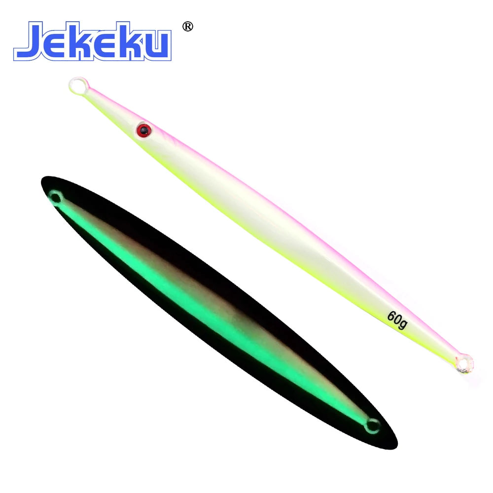 NEW 25pc  Matel Slow Jigging Spoon Lure 100g Sea Fishing Lure Artificial Bait Fishing Tackle