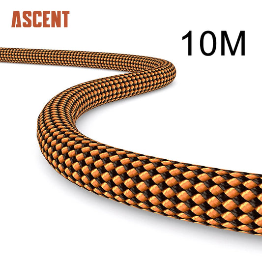 22KN Professional Outdoor Climbing Rope 10.5mm Diameter Trekking Hiking Accessories Floating Rope Wear Resistence Static Rope.